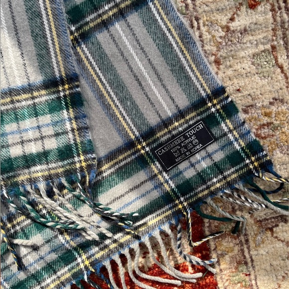 Cozy Fall Plaid Check Scarf - Picture 2 of 4